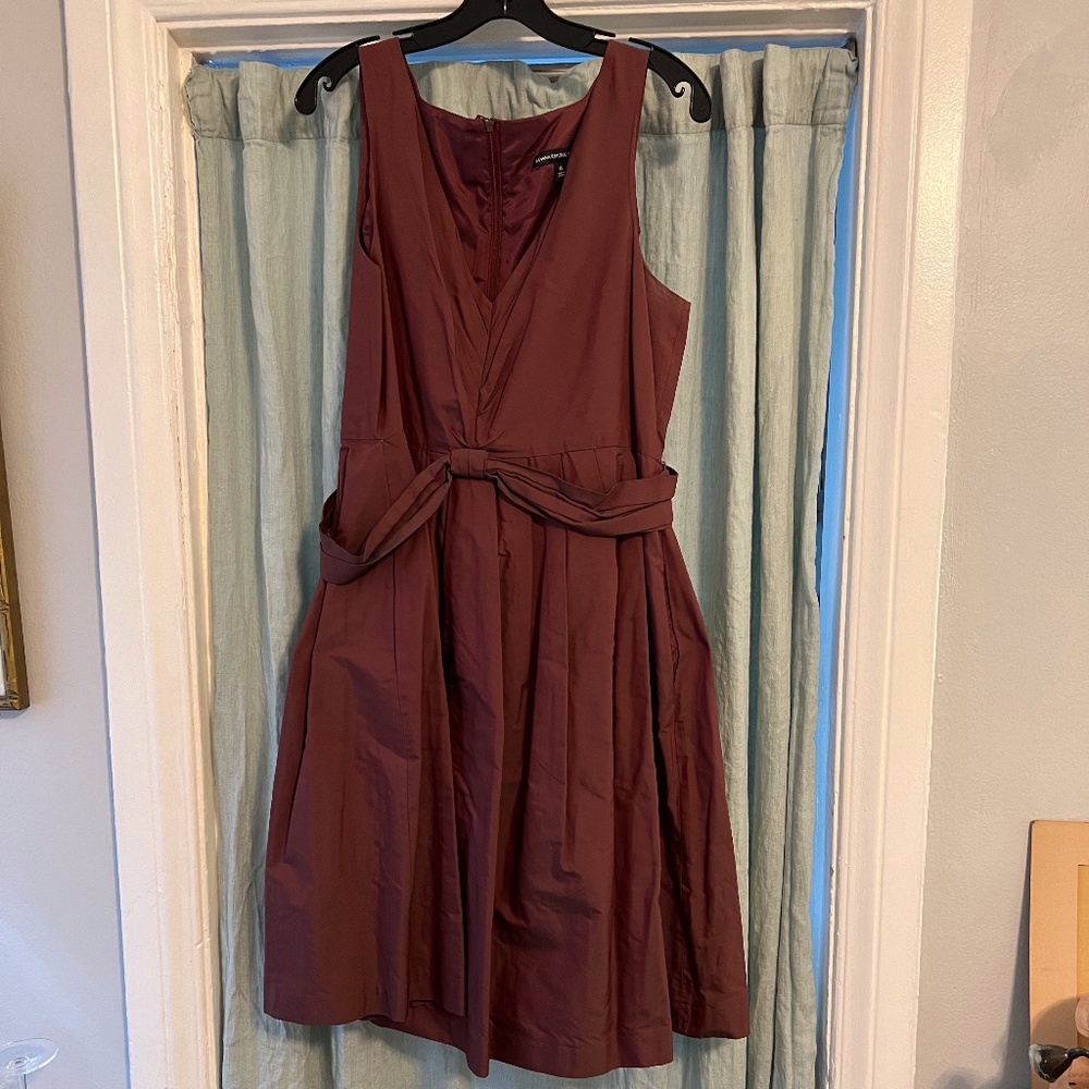BANANA REPUBLIC MAD MEN RED DRESS, Size 14, Lightly Worn,